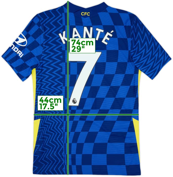 2021-22 Chelsea Authentic Home Shirt Kante #7 - 10/10 - (S)