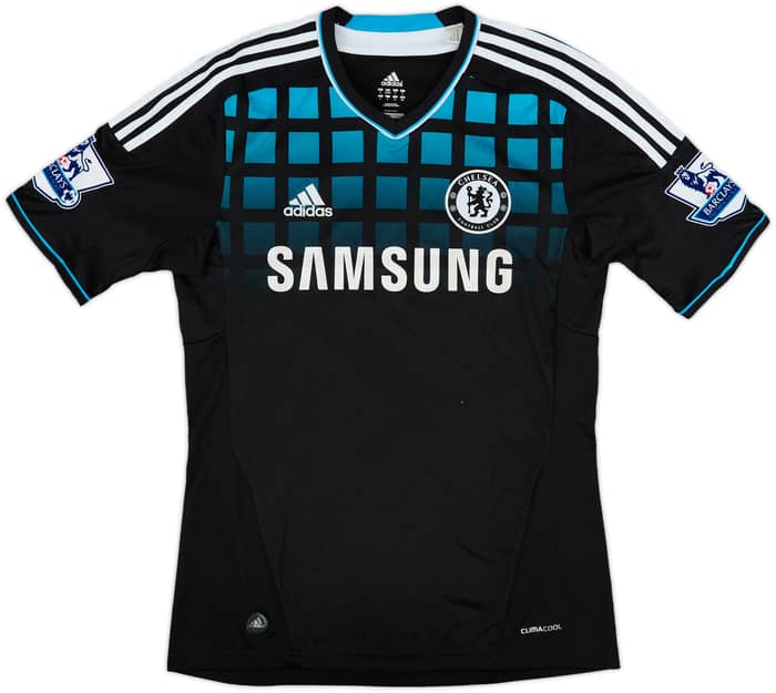2011-12 Chelsea Away Shirt Luiz #4 - 9/10 - (S)