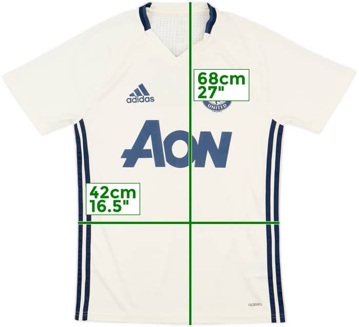 2016-17 Manchester United adizero Training Shirt - 6/10 - (S)