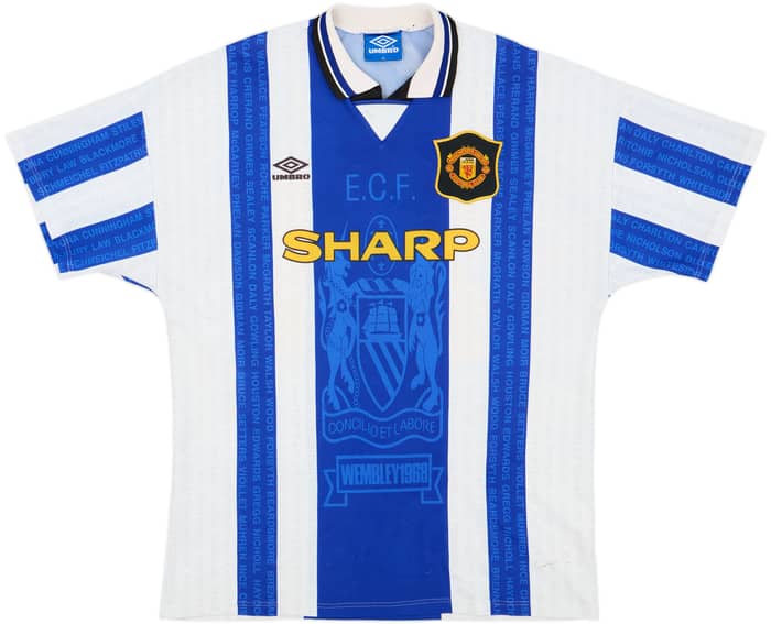 1994-96 Manchester United Third Shirt Beckham #24 - 8/10 - (XL)
