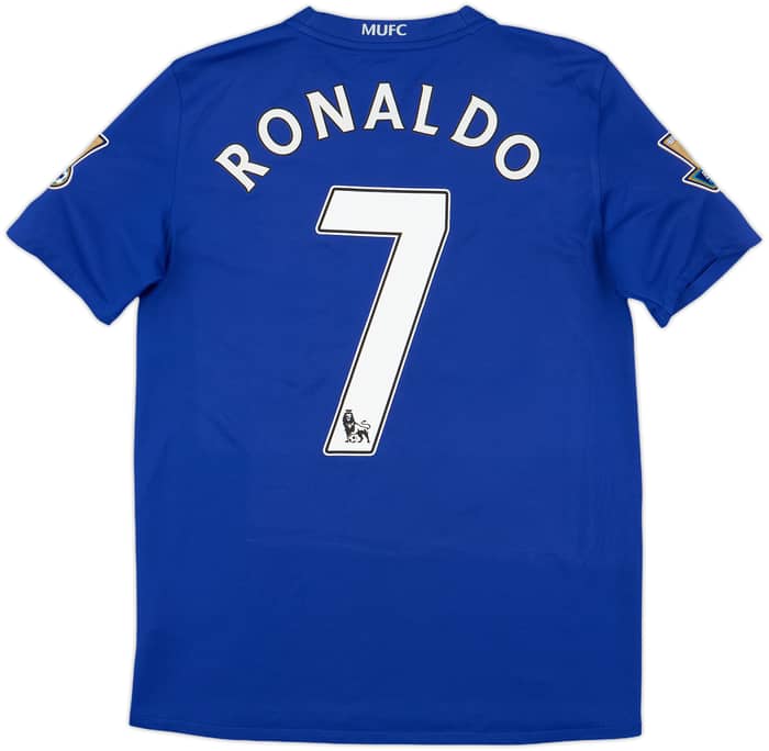 2008-09 Manchester United Third Shirt Ronaldo #7 - 9/10 - (XL.Boys)