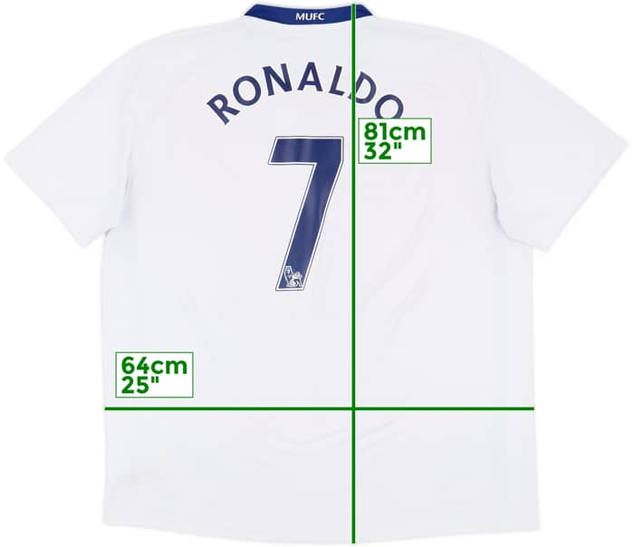 2008-10 Manchester United Away Shirt Ronaldo #7 - 6/10 - (XXL)
