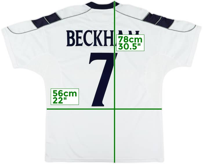 2000-01 Manchester United Away Shirt Beckham #7 - 7/10 - (L)