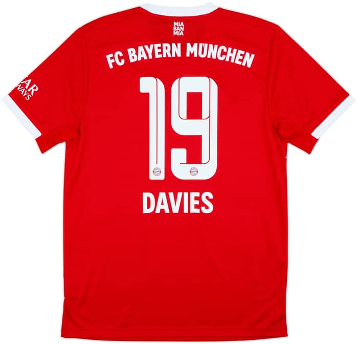 2022-23 Bayern Munich Home Shirt Davies #19 (M)