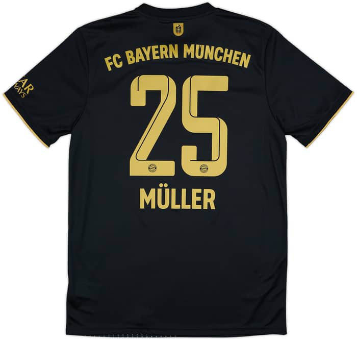 2021-22 Bayern Munich Away Shirt Muller #25 (M)