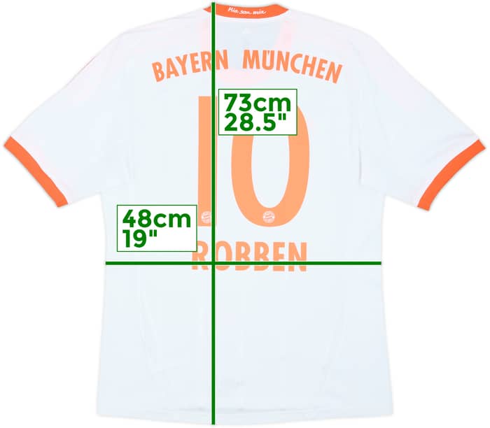 2012-13 Bayern Munich Away Shirt Robben #10 - 10/10 - (M)