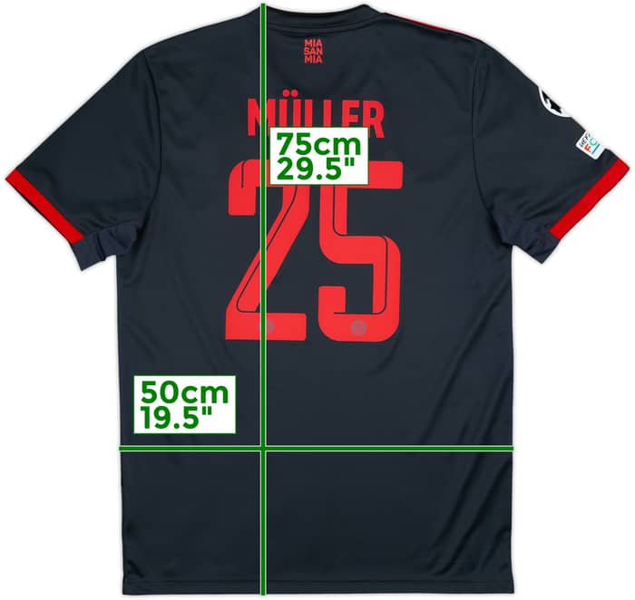 2022-23 Bayern Munich Third Shirt Muller #25 (M)