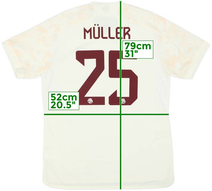 2023-24 Bayern Munich Third Shirt Muller #25 (L)
