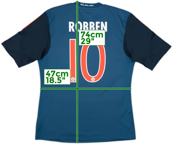 2013-14 Bayern Munich Third Shirt Robben #10 - 10/10 - (M)