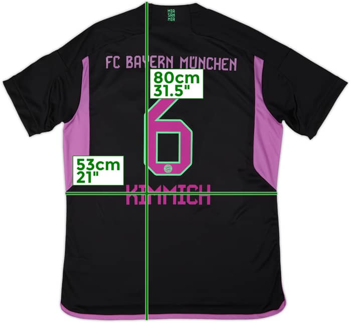 2023-24 Bayern Munich Away Shirt Kimmich #6 (L)