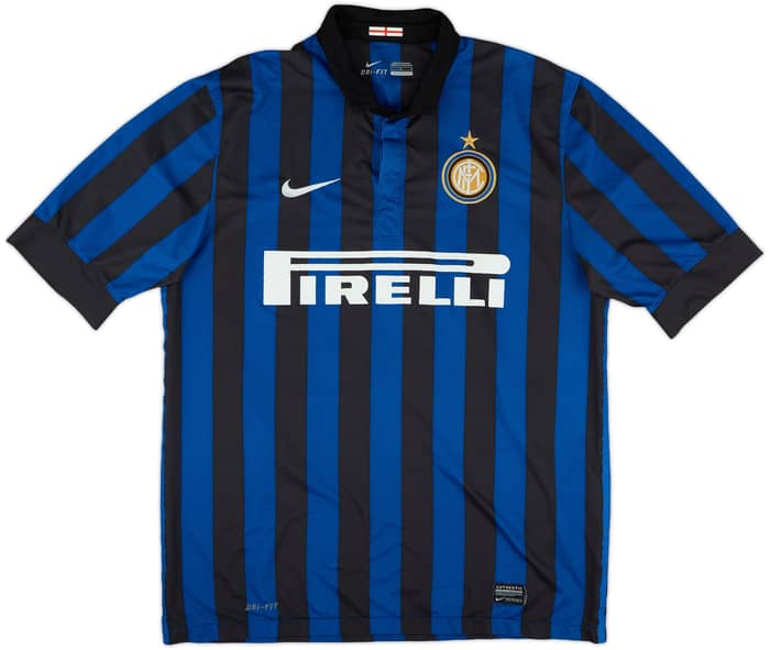 2011-12 Inter Milan Home Shirt Milito #22 - 7/10 - (L)