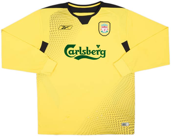 2004-06 Liverpool Away L/S Shirt Gerrard #8 - 5/10 - (M)