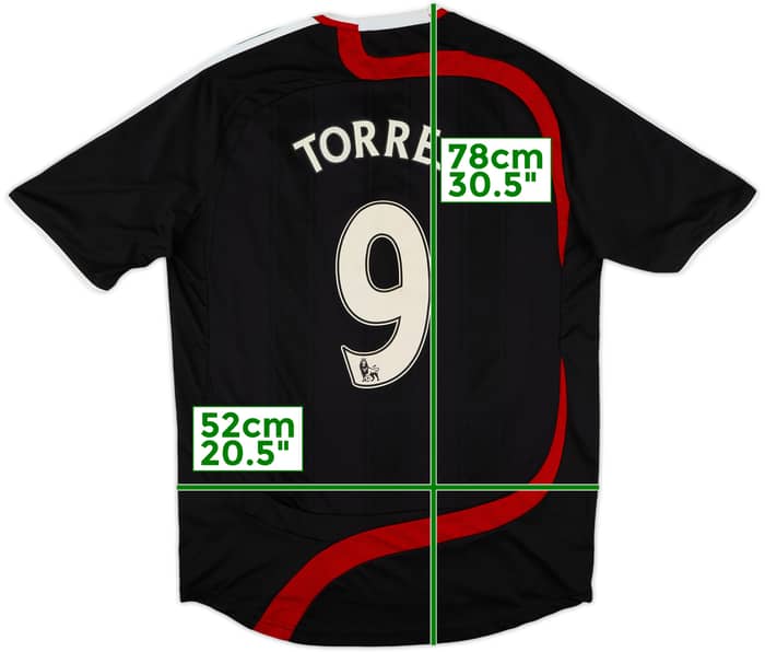 2007-08 Liverpool Third Shirt Torres #9 - 6/10 - (M)