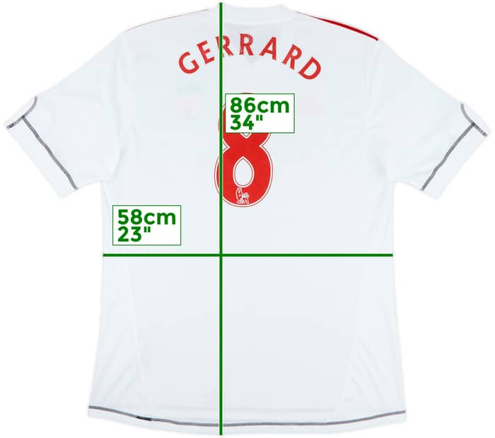 2009-10 Liverpool Third Shirt Gerrard #8 - 7/10 - (XL)