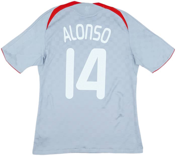 2008-09 Liverpool Away Shirt Alonso #14 - 9/10 - (M)