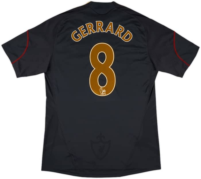 2009-10 Liverpool Away Shirt Gerrard #8 - 7/10 - (M)