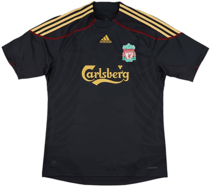 2009-10 Liverpool Away Shirt Gerrard #8 - 7/10 - (M)