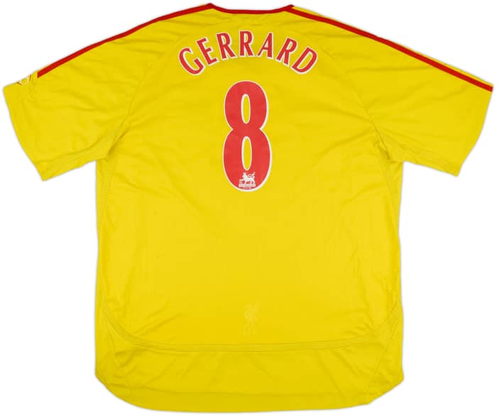 2006-07 Liverpool Away Shirt Gerrard #8 - 6/10 - (XXL)