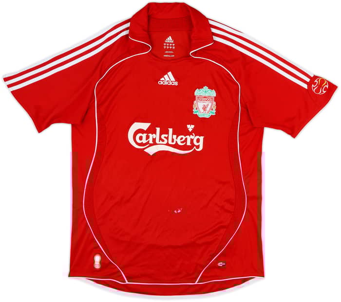 2006-08 Liverpool Home Shirt Alonso #14 - 6/10 - (M)