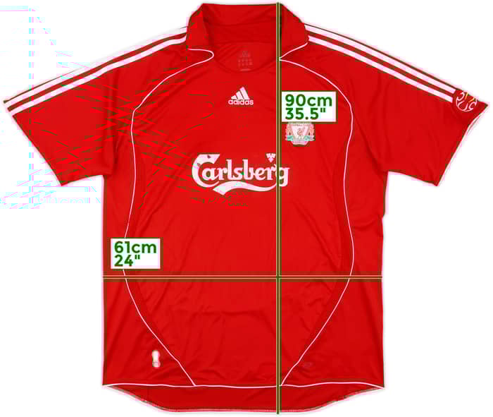 2006-08 Liverpool Home Shirt - 5/10 - (XXL)