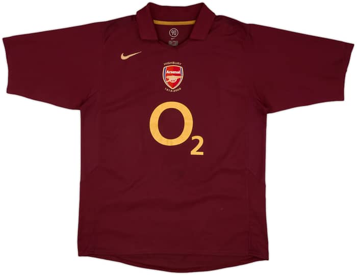 2005-06 Arsenal Home Shirt Henry #14 - 8/10 - (L)