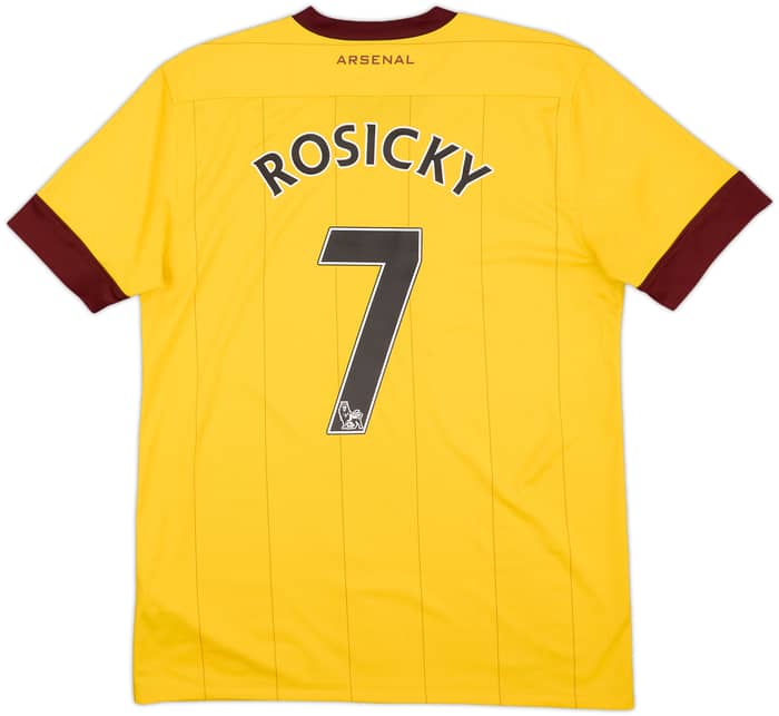 2010-13 Arsenal Away Shirt Rosicky #7 - 8/10 - (M)