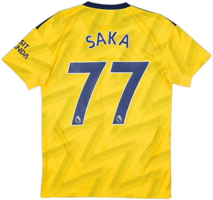 2019-20 Arsenal Away Shirt Saka #77 - 9/10 - (S)