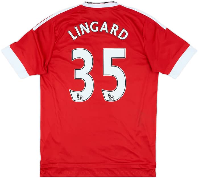 2015-16 Manchester United Home Shirt Lingard #35 - 10/10 - (M)