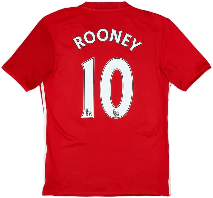 2016-17 Manchester United Home Shirt Rooney #10 - 6/10 - (S)