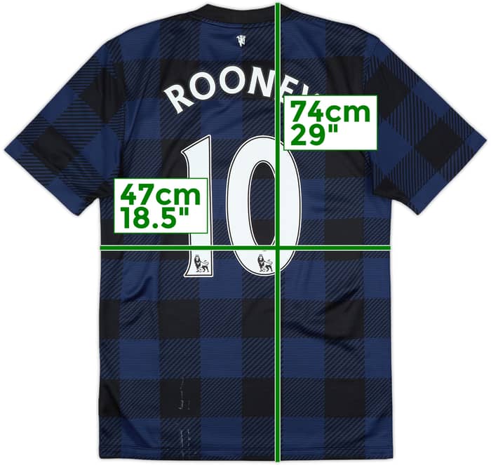 2013-14 Manchester United Away Shirt Rooney #10 - 5/10 - (S)