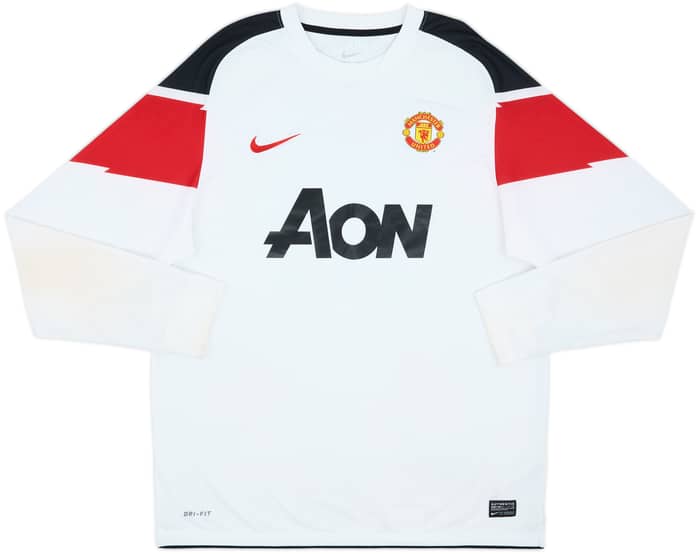 2010-12 Manchester United Away L/S Shirt Rooney #10 - 6/10 - (L)