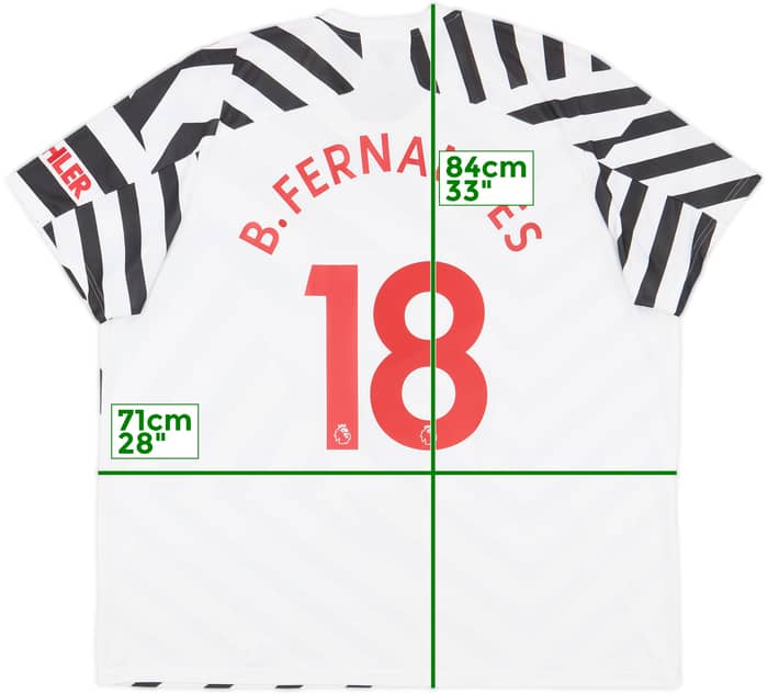 2020-21 Manchester United Third Shirt B.Fernandes #18 - 7/10 - (3XL)