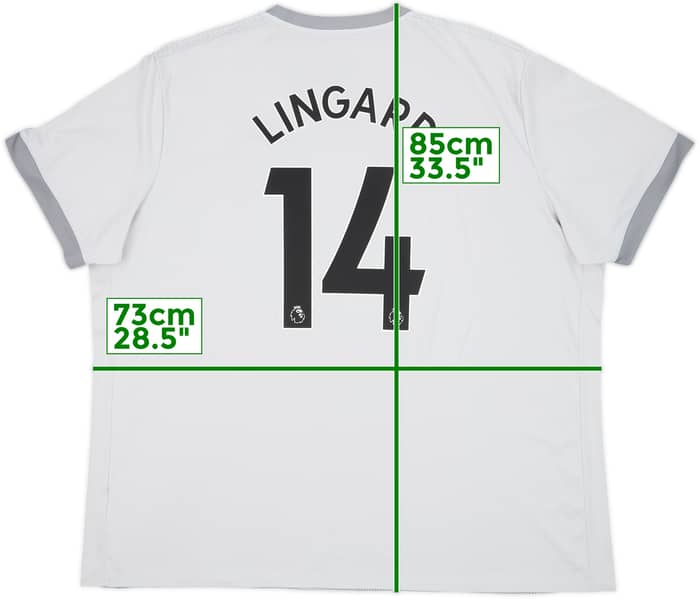 2017-18 Manchester United Third Shirt Lingard #14 - 10/10 - (3XL)