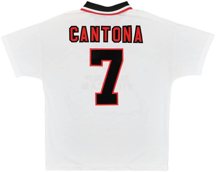 1996-97 Manchester United Away Shirt Cantona #7 - 8/10 - (XL)