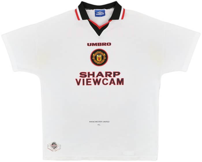1996-97 Manchester United Away Shirt Cantona #7 - 8/10 - (XL)