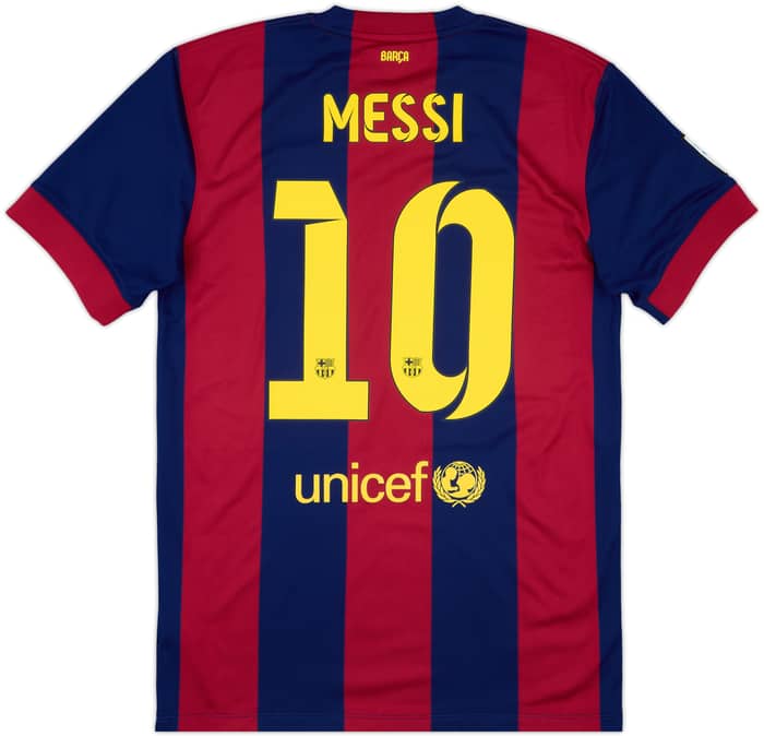 2014-15 Barcelona Home Shirt Messi #10 - 6/10 - (M)