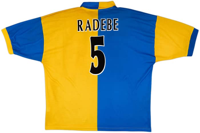 1997-99 Leeds United Away Shirt Radebe #5 - 6/10 - (XXL)
