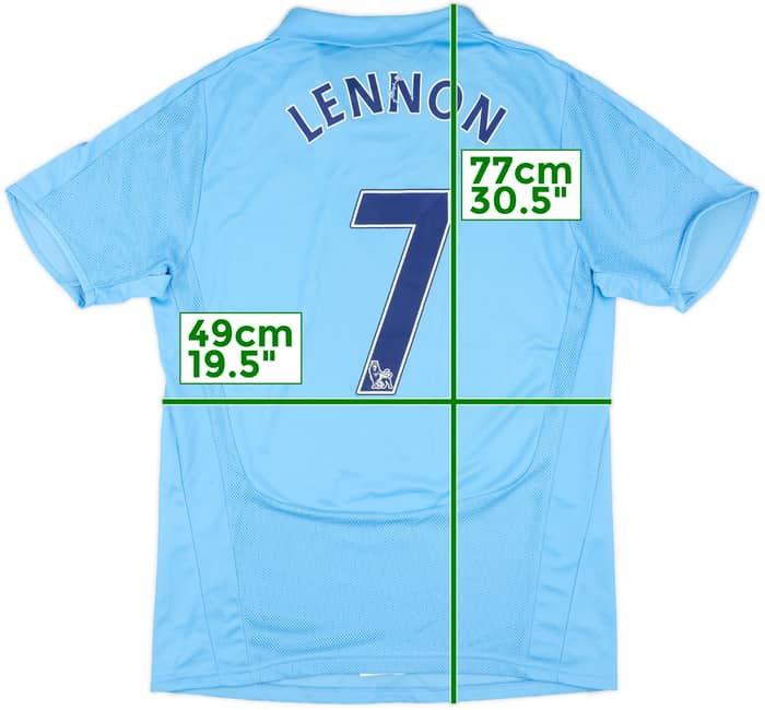 2008-09 Tottenham Away Shirt Lennon #7 - 5/10 - (M)