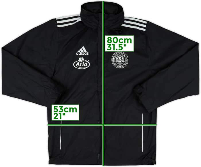 2012-13 Denmark Fodboldskole adidas Hooded Rain Jacket - 7/10 - (S)