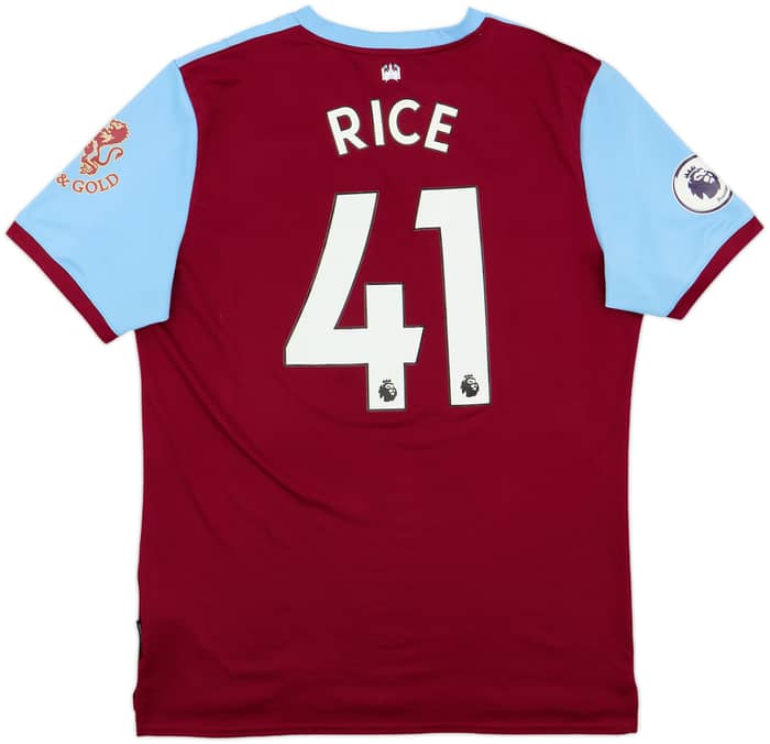 2019-20 West Ham Home Shirt Rice #41 - 8/10 - (L)
