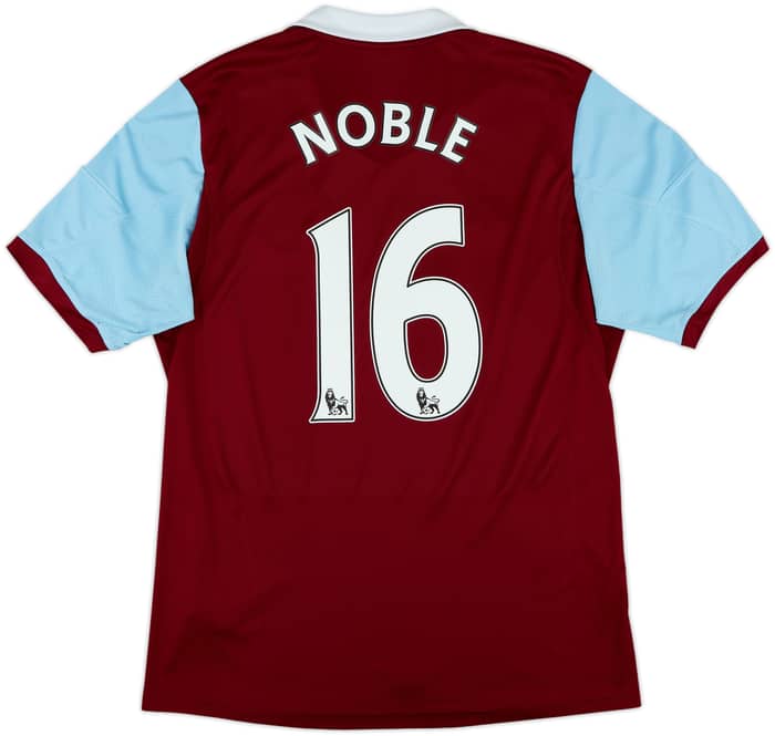 2013-14 West Ham Home Shirt Noble #16 - 9/10 - (L)
