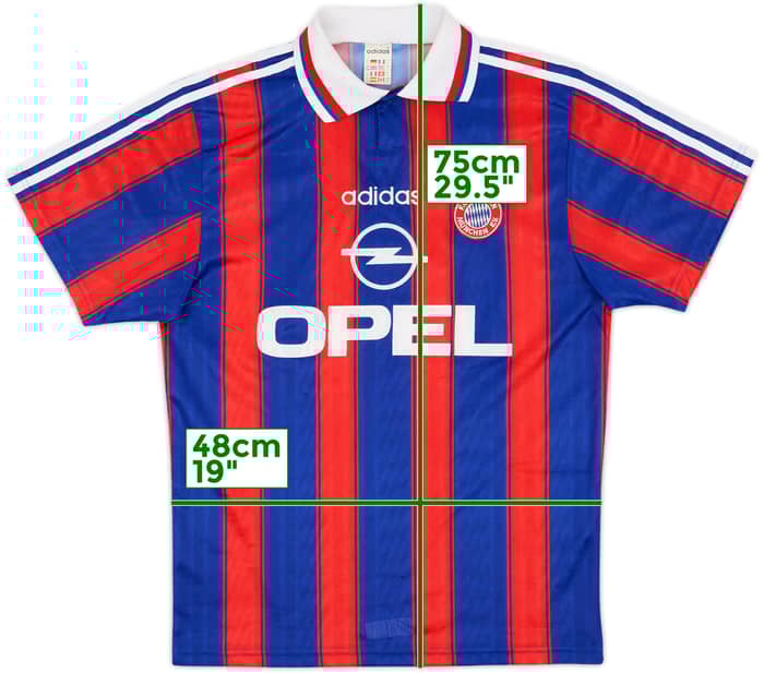 1995-97 Bayern Munich Home Shirt Scholl #7 - 10/10 - (S)