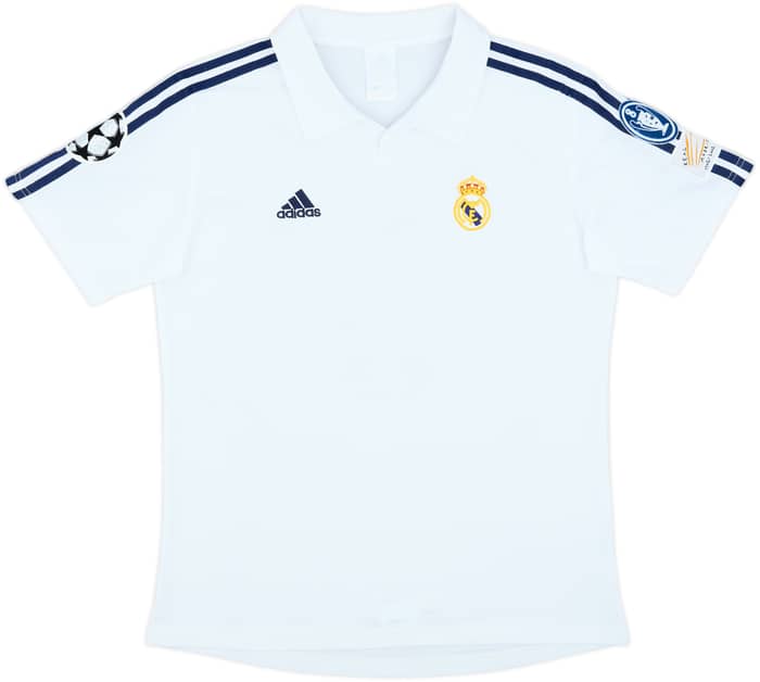 2001 Real Madrid Home Shirt Zidane #5 - 4/10 - (L)
