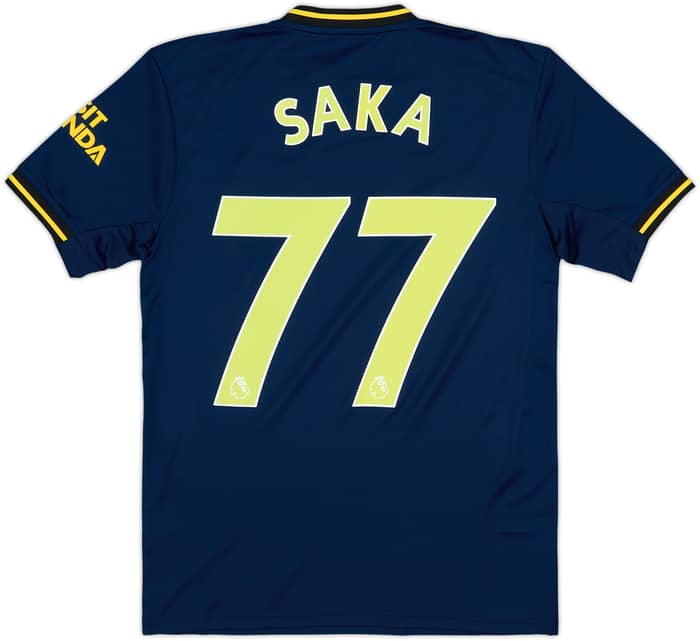 2019-20 Arsenal Third Shirt Saka #77 (XS)