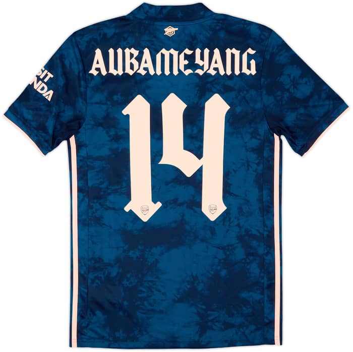 2020-21 Arsenal Third Shirt Aubameyang #14 (XS)