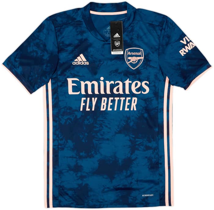 2020-21 Arsenal Third Shirt Aubameyang #14 (XS)