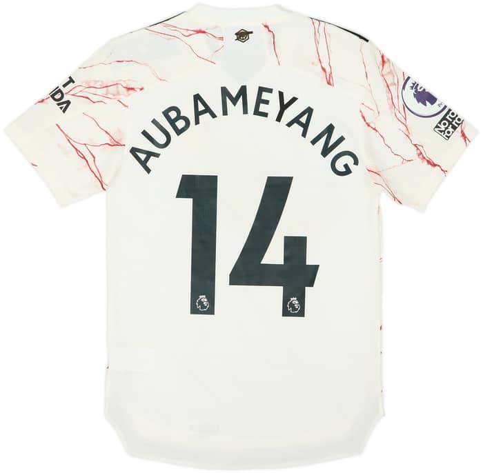 2020-21 Arsenal Authentic Away Shirt Aubameyang #14 (XS)