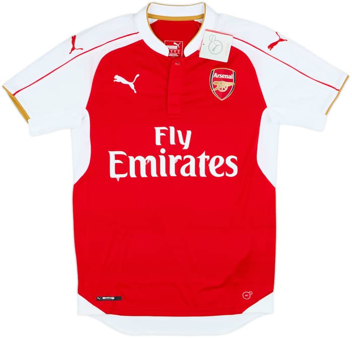 2015-16 Arsenal Home Shirt Arteta #8 (S)
