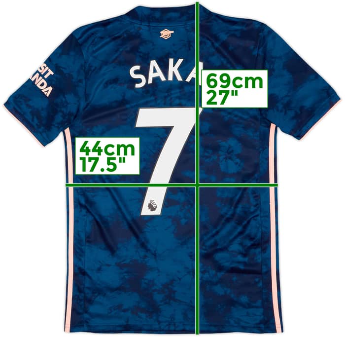 2020-21 Arsenal Third Shirt Saka #7 - 8/10 - (XS)