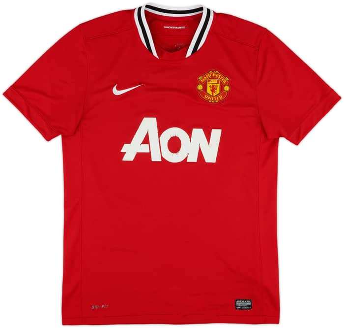 2011-12 Manchester United Home Shirt Rooney #10 - 6/10 - (M)